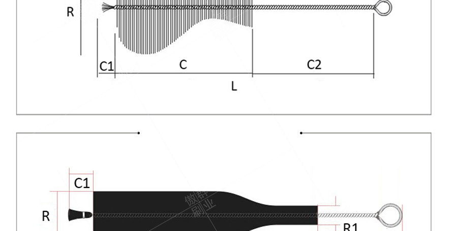 酒瓶刷规格图3