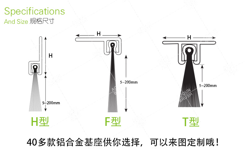 车库门密封毛刷