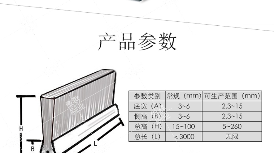 门底密封毛刷