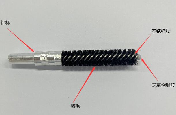 傲群4股猪鬃毛刷构造图